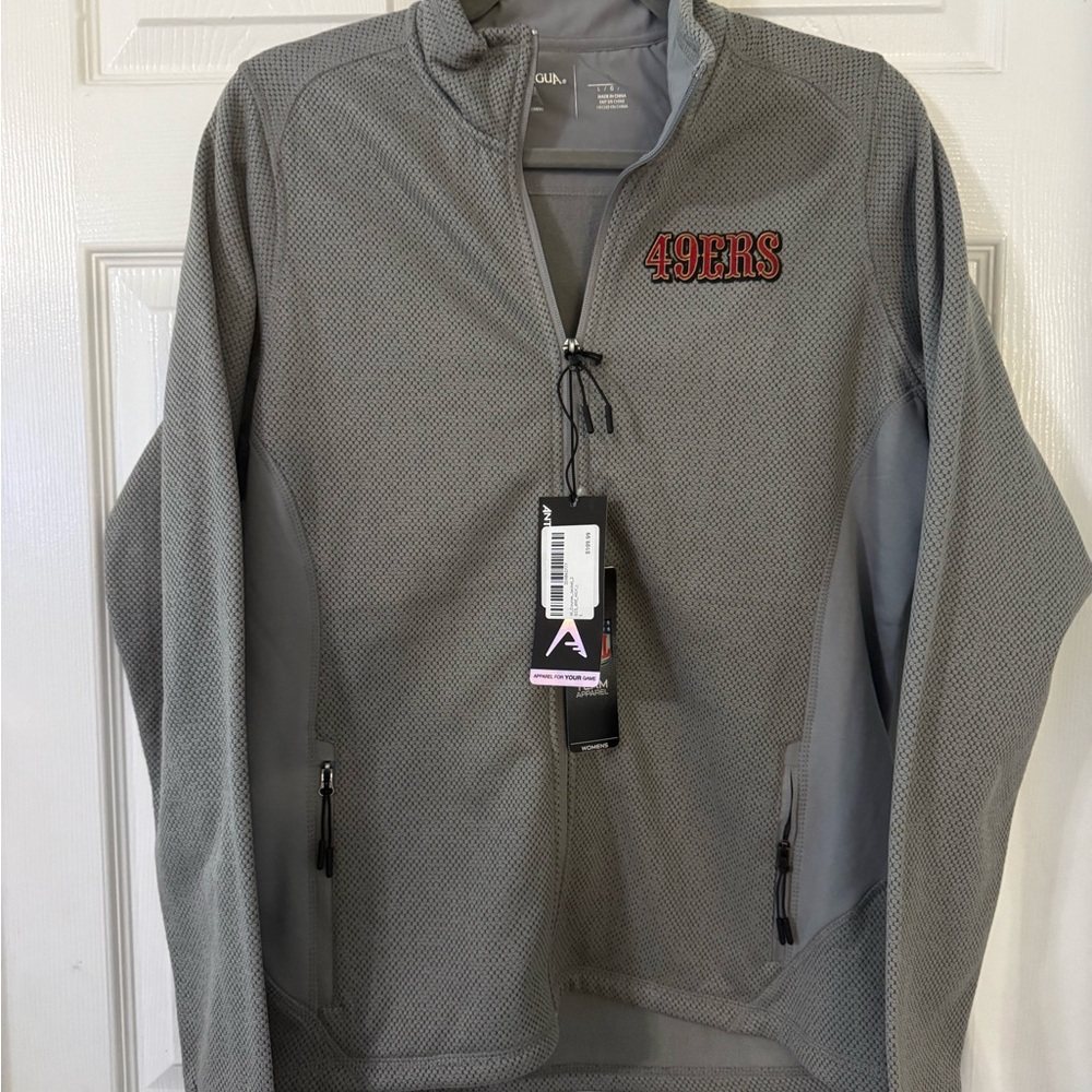 Antigua San Francisco 49ers Charcoal Jacket NFL Football